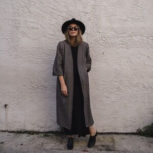 Elegant Gray Trench Coat for Women